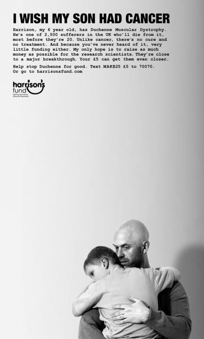 I Wish My Son Had Cancer - Advertising