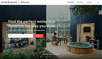 Befimmo website - Application web