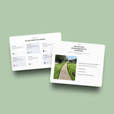 Création du site Vert & Eau – Paysagiste & pisciniste dans le Vaucluse - Création de site internet