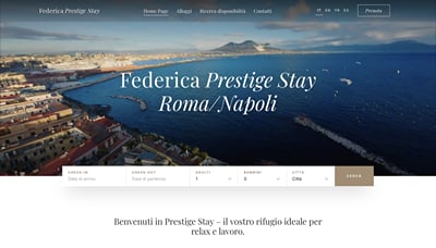 Prenotazioni Case - Creazione di siti web