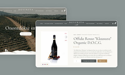 Devinita - Website / Webshop / Branding - Website Creatie