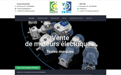 Site Internet - milieu industriel - Webseitengestaltung