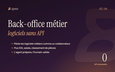 Agent back-office sur un logiciel métier sans API - Artificial Intelligence