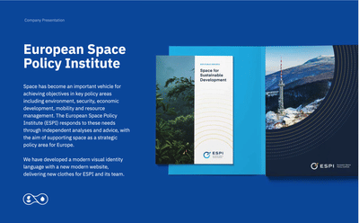 European Space Policy Institute branding - Webseitengestaltung