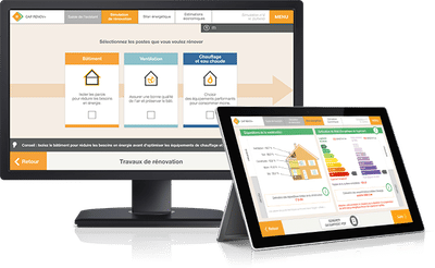 Refonte d'un simulateur de rénovation énergétique. - Création de site internet