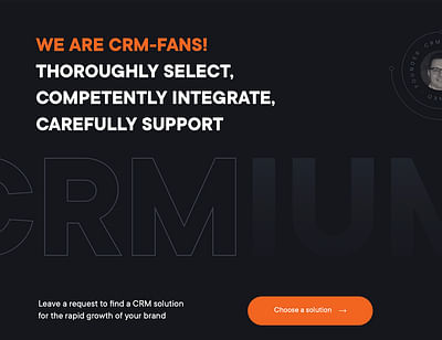 CRMiUM - Website Creation