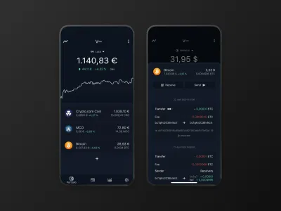 Vision: Die Crypto Wallet, die delivered. - Web Application
