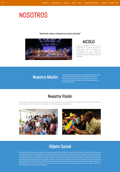 WEB AICOLD - Website Creation