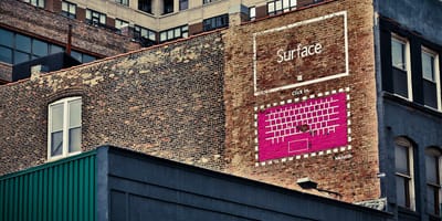 Launching Microsoft Surface Through Street Art - Production Vidéo
