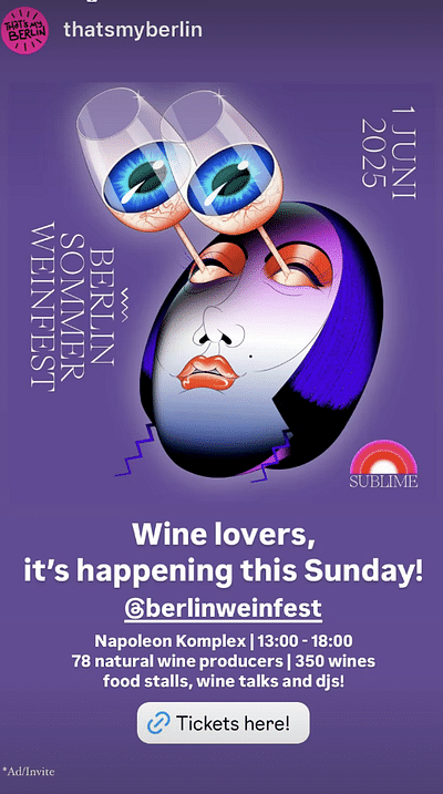 Berlin Weinfest - Influencer Activation - Image de marque & branding
