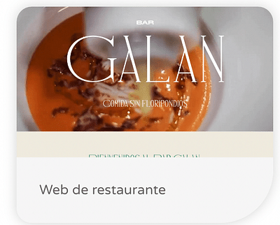 Web Design Bar Galán - Website Creation