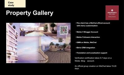 Property Gallery WeChat Solution - Social Media