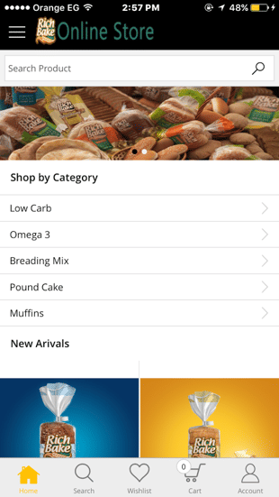 RIchBake Egypt - eCommerce  Web and Mobile Apps - Media Planning