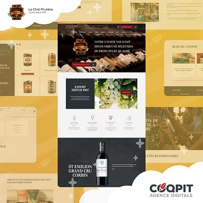 Site E-commerce Le Chai Prulière By COQPIT