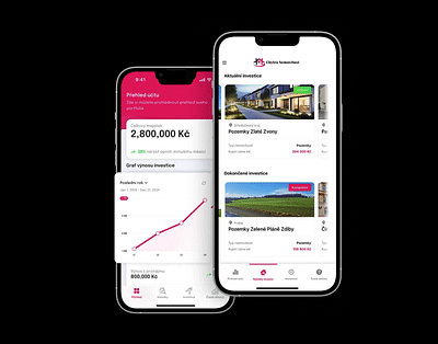 App zur Überwachung des Investitionswachstums - Graphic Design