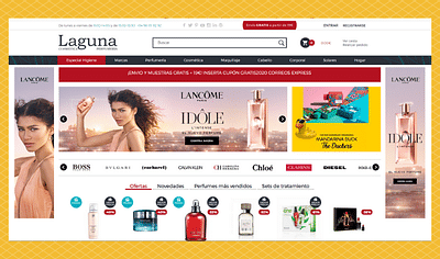 WEB  y APP de Perfumerías Laguna - E-Commerce