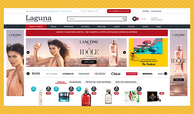 WEB  y APP de Perfumerías Laguna - E-commerce