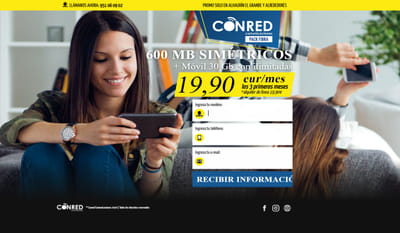 Diseño de Landing para captación de Leads - Digital Strategy