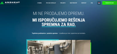 anoheat.com - Webseitengestaltung