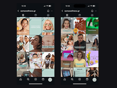 Social Media Strategie und Posting für Soma Wellness - Social Media