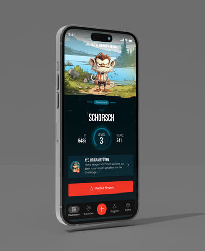Community Gaming App für Sea Shepherd - Mobile App