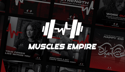 Community Management et design pour Muscles Empire - Ontwerp