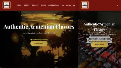 Rincón Armenio - Multilingual Restaurant Website - Administración web