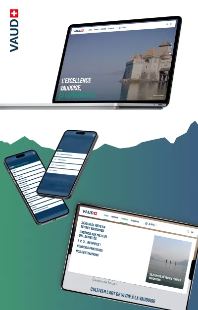 www.vaud.ch - Grafikdesign