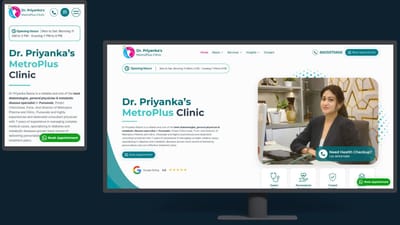 Dr. Priyanka's MetroPlus Clinic - Création de site internet