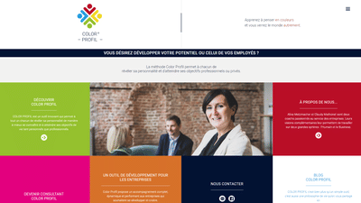 Site de Color Profil - Application web