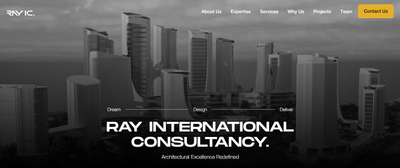 Ray International Consultency Website Creation - Création de site internet