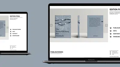 Webshop for a small publishing house - Ergonomie (UX/UI)
