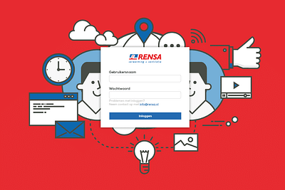 Rensa: Connecting App voor Rensa installateurs - Application mobile