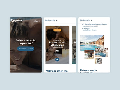 Thermenresort Loipersdorf Website - Digital Strategy
