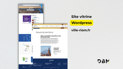 La Ville de Riom - Refonte WordPress - Ergonomie (UX / UI)