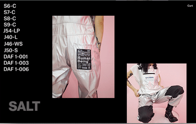 Minimal Fashion Website - Webseitengestaltung