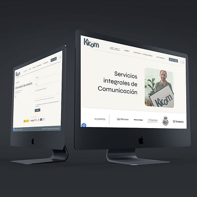 Nueva Página web de Kicom - Grafikdesign