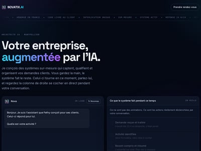 Nova, l assistante qui qualifie les demandes entrantes - Intelligence Artificielle