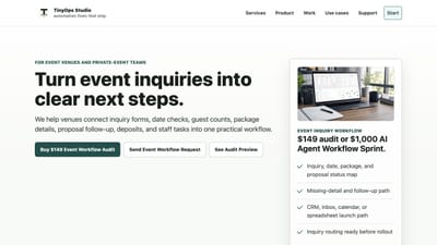 Event Venue Inquiry Automation - Inteligencia Artificial