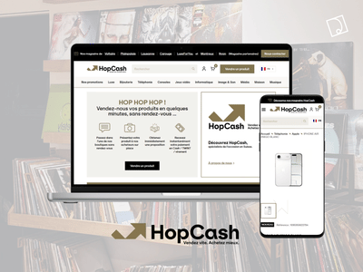 Hopcash, l'occasion se digitalise en Suisse - Publicité en ligne