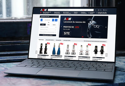 AGM VISION : site web e-commerce sur mesure - Creazione di siti web