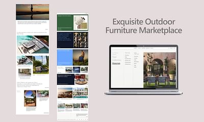 Exquisite Outdoor Furniture Marketplace - Webanwendung