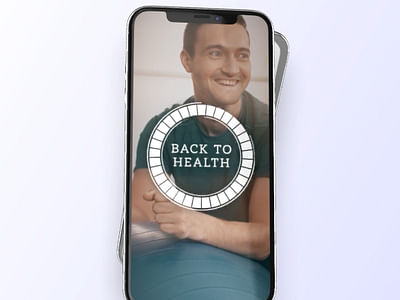 Back to Health App Walk Through Video - Motion Design