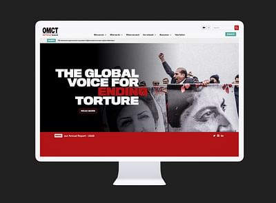 Mult-lingual website for OMCT - Website Creation