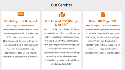 Sample Work - SEO