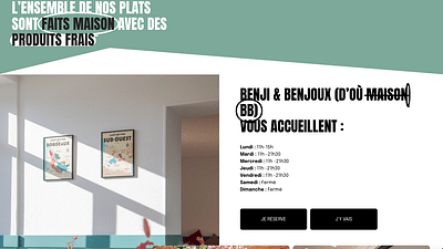 Création Site Internet + Photos - Maison BB - Création de site internet