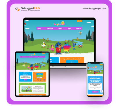 Explore Imagineland - Creación de Sitios Web