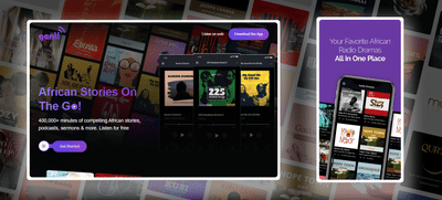 Gentimedia - African Storytelling Platform - Mobile App