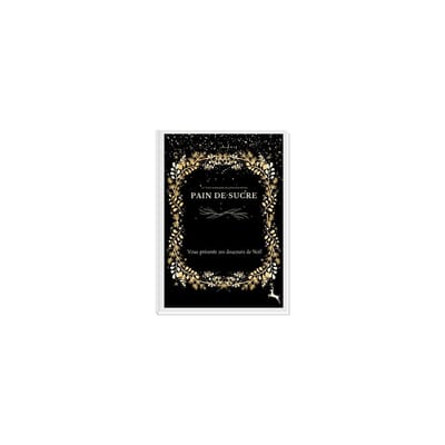 Création et impression dépliants bûche de Noël - Design & graphisme