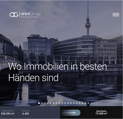 Website Relaunch Areal Group - Webseitengestaltung